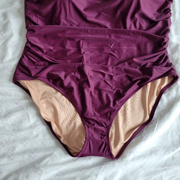 J. Crew One Shoulder Ruched One Piece Swimsuit - Picture 5 of 8